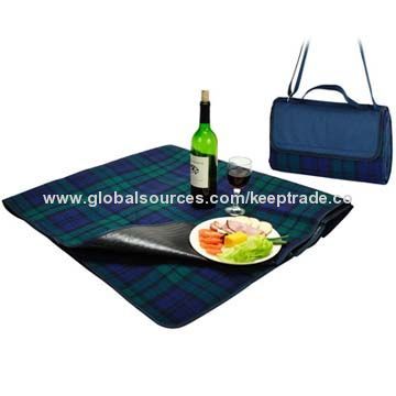 Picnic Blanket with Water-resistant Backing