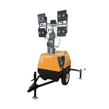 Diesel-Powered 7m LED Mobile Light Tower