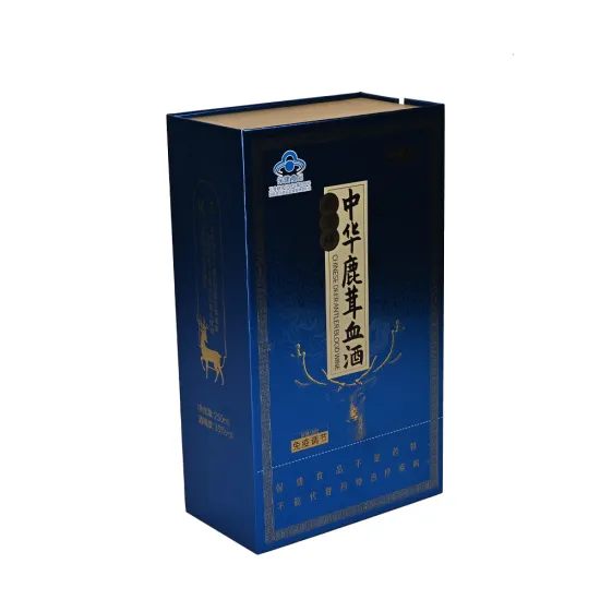 Flip magnetic packaging box