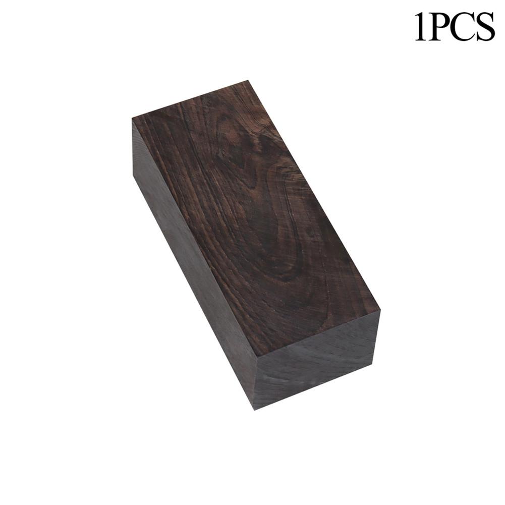 Ebony Lumber Blanks Carving Blocks 125*40*50mm Timber Craft Hobby Wood Handle African Blackwood Tool