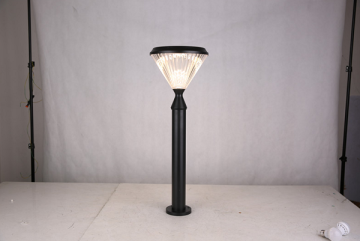 Luce solare da giardino con comando a interruttore nero