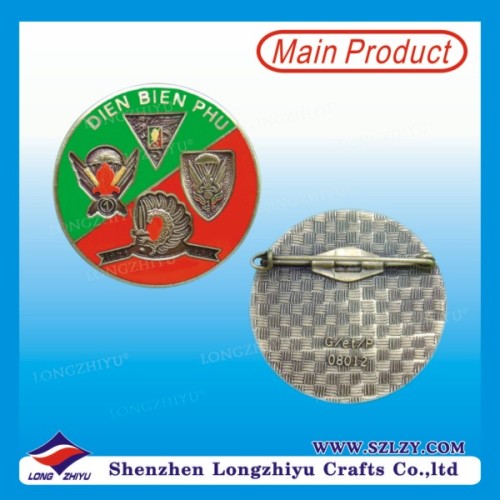 Creative Insect Badge with 3D Effect for Embossed Metal Badge