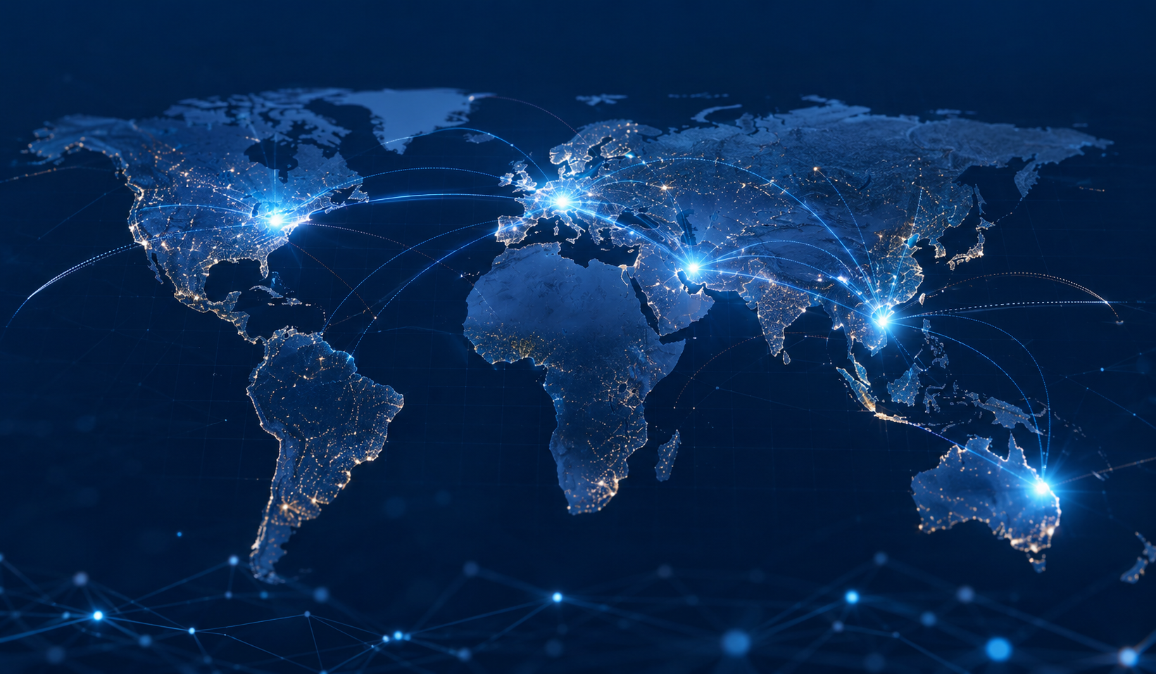 Mapa de cobertura del mercado global