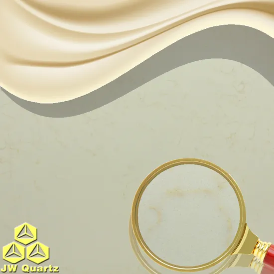 Sweet Dream-High End Beige color Quartz Stone Slab for Countertop