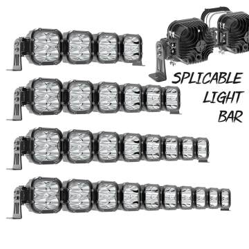 Super Bright IP69K 1200M 4x4 Spliced LED Light Bars for Off-Road - Modular Linkable LED Light Bar for Can-Am X3 Maverick by Superbrightleds