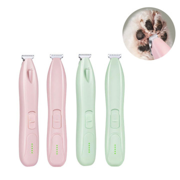 Pets Animal Hair Cutter with LED Light - Dog Cat Paw Hair Clipper Trimmer
