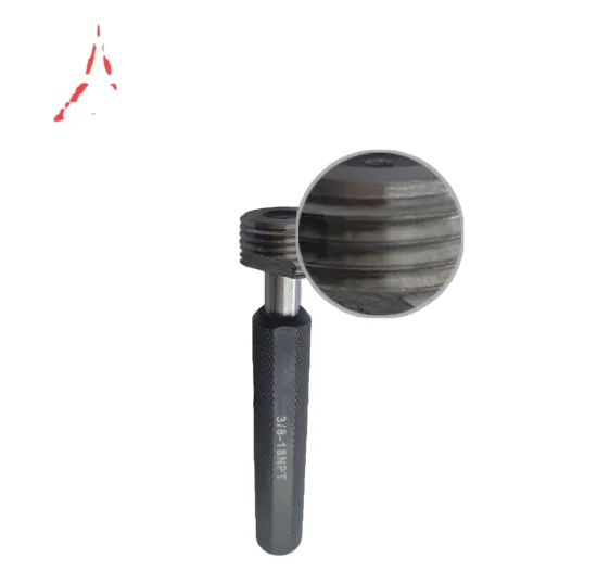 Customized High-Quality Thread Gauge Taper Plug Gauge 3/8-18NPT for Chinese Factory