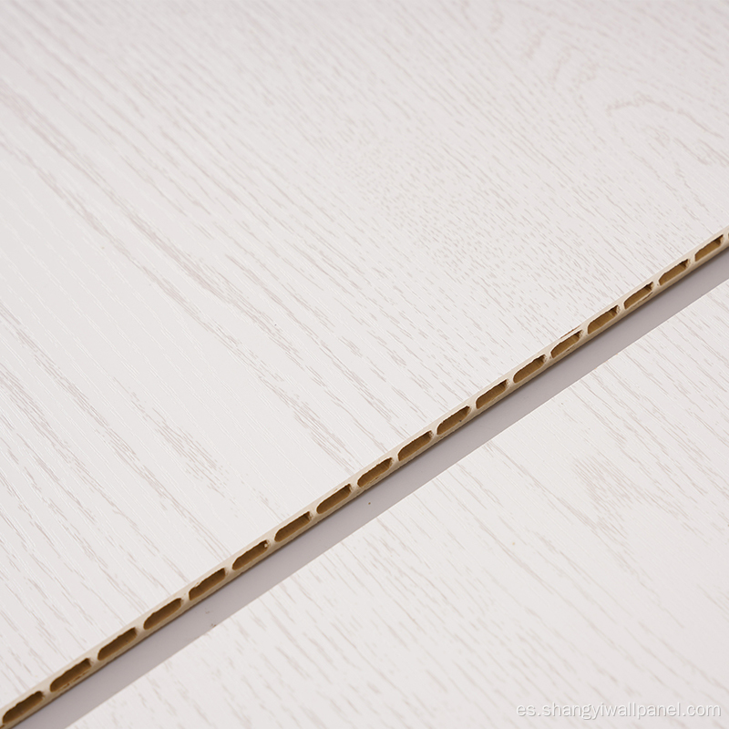 Panel de pared decorativo de fibra de madera de bambú WPC