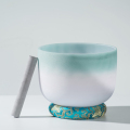 Q&#39;re Frosted Crystal Singing Bowl Bowl Crystal Bowl Bath