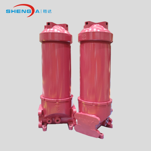 Steel type hydraulic inline oil filter assembly