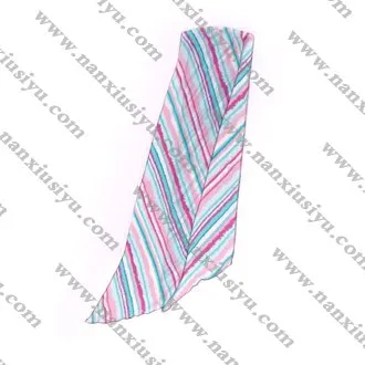 ladies' colorful stripe waist belt & scarf LA