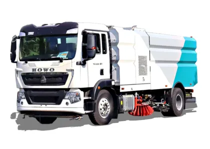 HOWO 9m³ Road Sweeper Truck Street Sweeper Truck