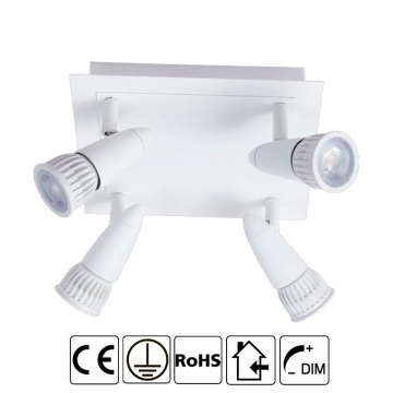 Flicker free ceiling spotlights