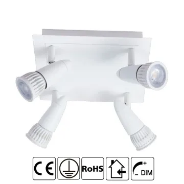 Flicker free ceiling spotlights