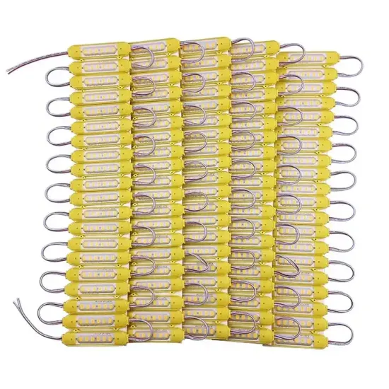 High Power 77x17mm 12V 6LED Module Outdoor SMD 5730 Lens Light Box Injection LED Module