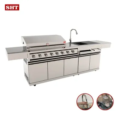 Customization High Quality Kitchen Cabinet BBQ Grill