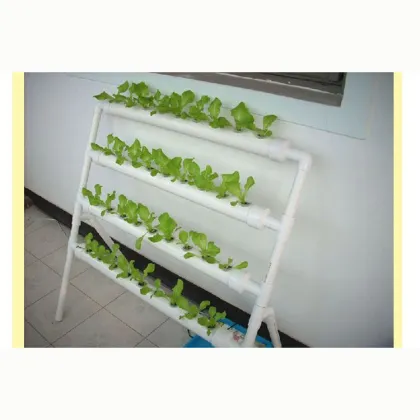 DIY Plastic Vertical NFT Hydroponics System for Indoor Gardening