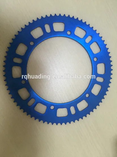 Aluminum Alloy CNC Racing Go Kart Sprocket 219 blue