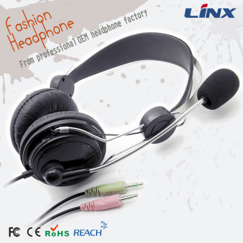 USB headphone with microphone for computer PC