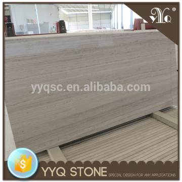 Chinese white and grey wood vein marble serpeggiante marble tiles