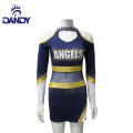 Aangepaste stijlvolle meisjes jeugdontwerp cheerleading outfits cheerleading uniformen