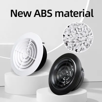 ABS Circular Fresh Air Ventilation Outlet for Central Air Conditioning
