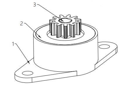 Gear Damper For Coffee Machine