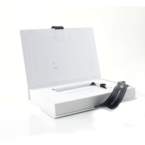 White Folding Paper Gift Box For VIP Card