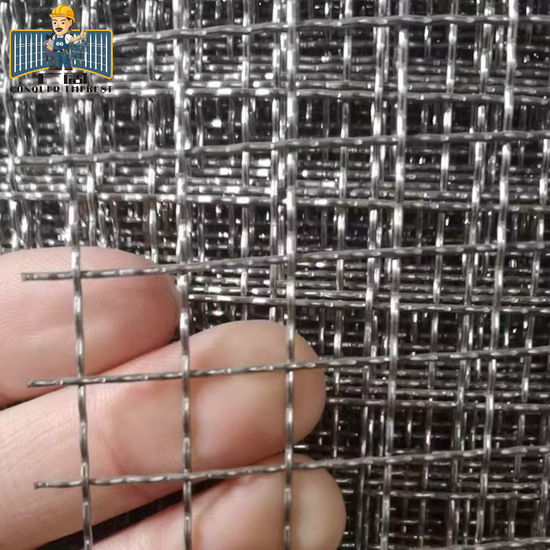SS316 stainless steel square wire mesh, corrosion resistant for filtering and sieving, ANJIA