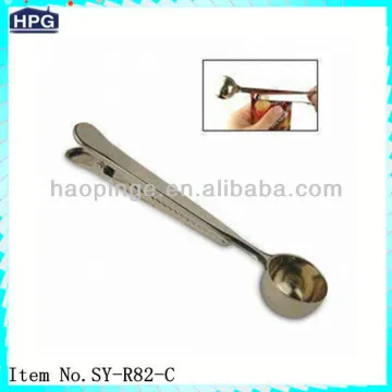 Coffee Scoop'n Clip, Tea Scoop with Clip