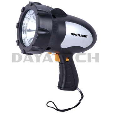 Halogen And 8 Led Bulb Source Search Light Flashlight Torch 