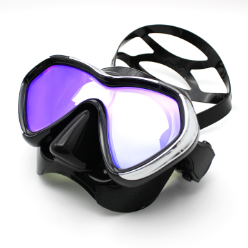 Spearfishing Equipment: Underwater Hunting Dive Mask with Clear Lens for Free Diving