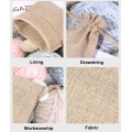 Beg Drawstring Jute Custom Promosi