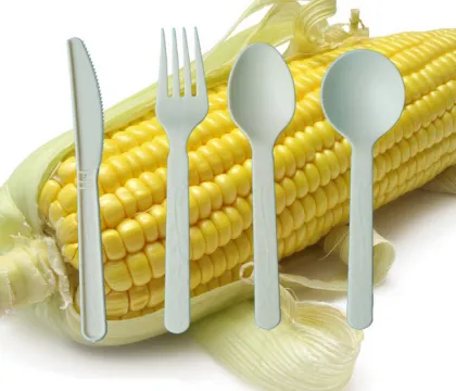 Compostable pla tableware , Cpla compostable flatware with BPI