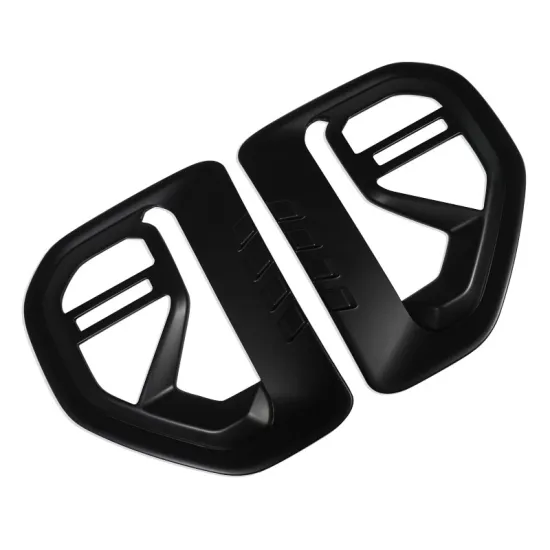 Black Side Lamp Cover for Ford Ranger 2022 T9 Wildtrak 2023 4x4 Accessories