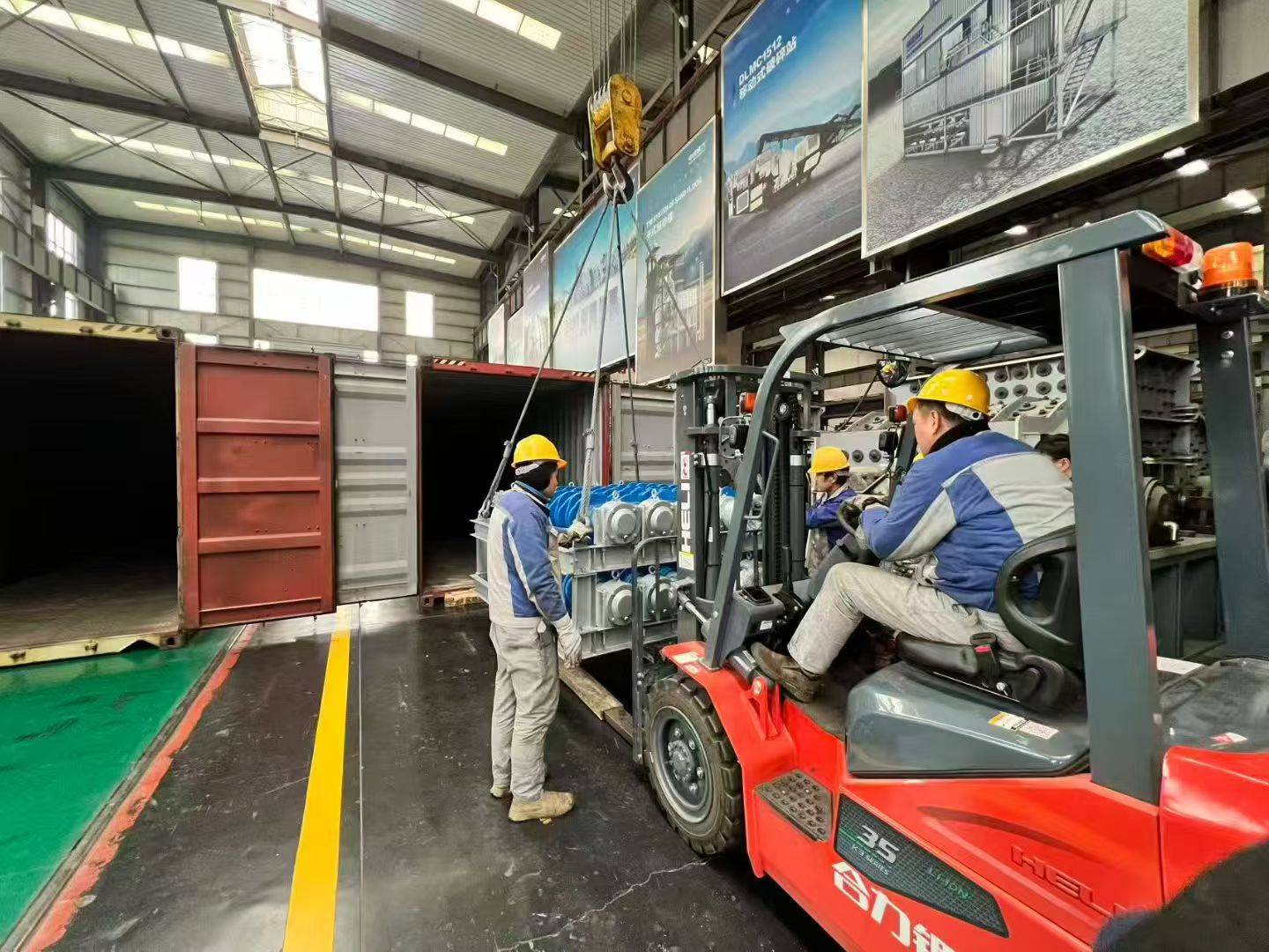 On-site installation service for crushing equipment