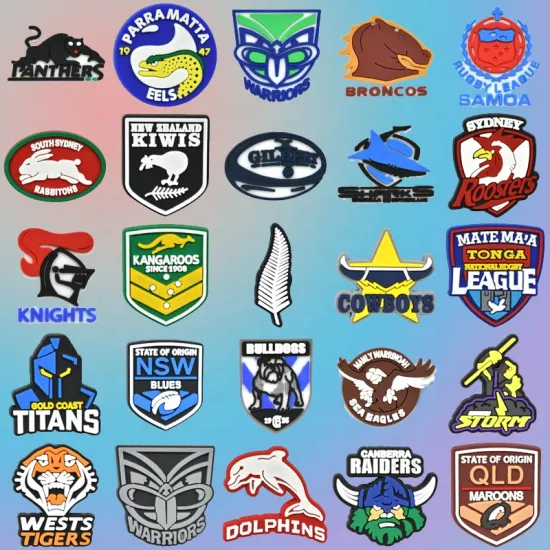 Wholesale PVC Shoe Accessories & Hockey Style Charms for Teams