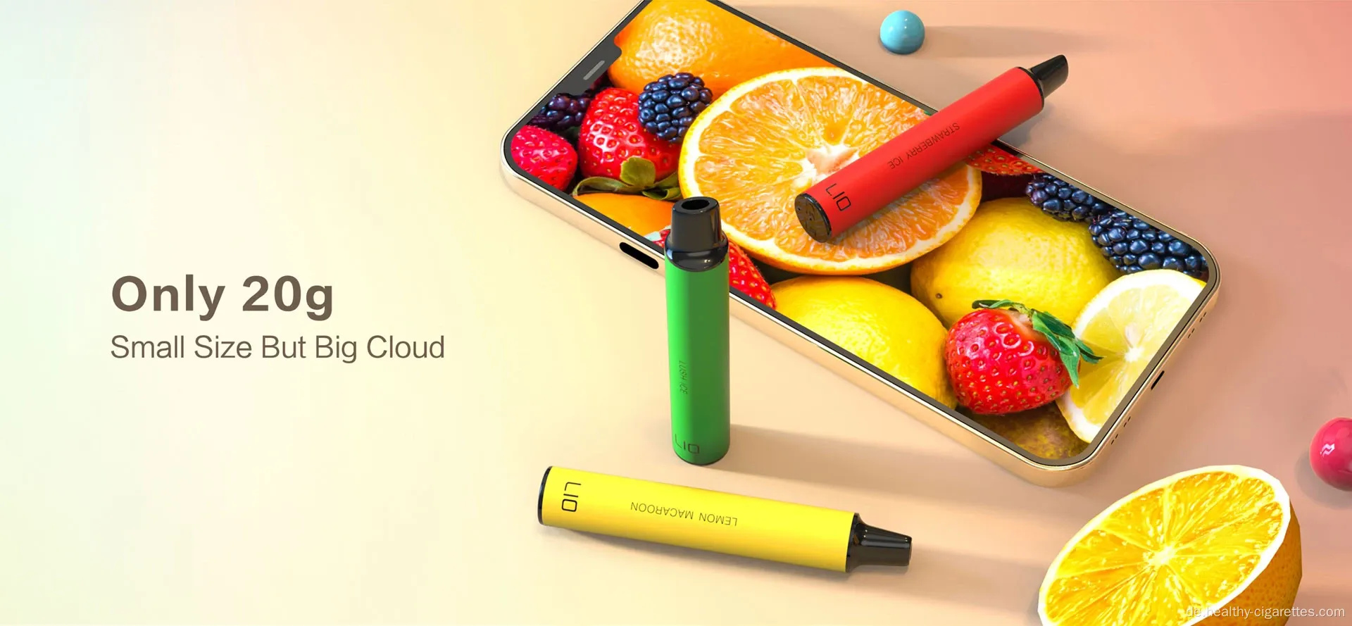 CE -Zulassung Mini 600 Puff arbeiten Vape Stift