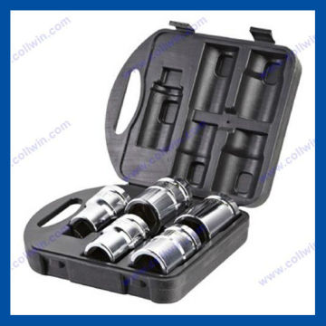 5pcs 1 Inch Drive Impact Wrench Socket Chrome Plated