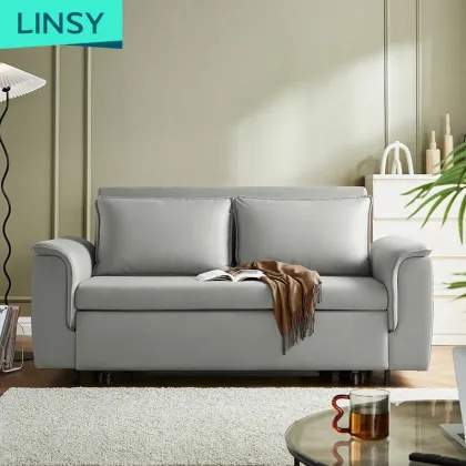 Linsy Sofa Cama:Convertible Matrimonial Sofa Bed with Storage