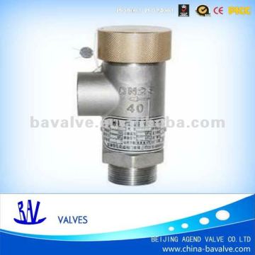 ss gas / steel /full open/gas relief/small/ pressure safety relief valve