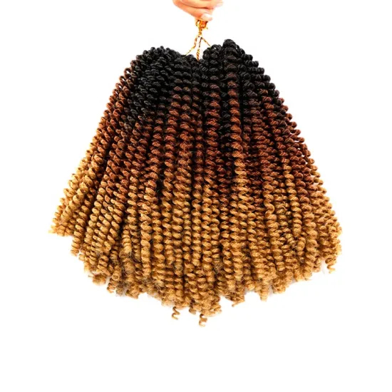 wholesale 8inch marley spring senegalese  Ombre Colorful jumbo braid passion twist crochet synthetic hair extension