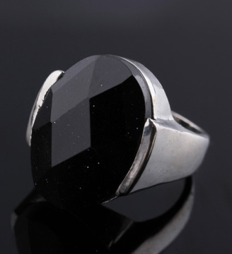 Hot penjualan dengan berlian imitasi bijoux gadis perak cincin