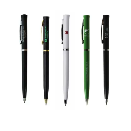 Black Plastic Hilton Hotel Promotion Ballpoint Pen