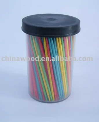 Colored toothpick