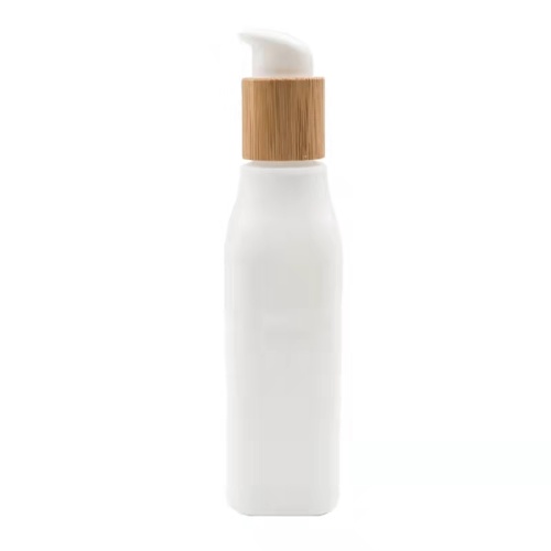 Cosmetic Glass Lotion Bottle Biodegradable Wooden Cream Bottles Manufactory