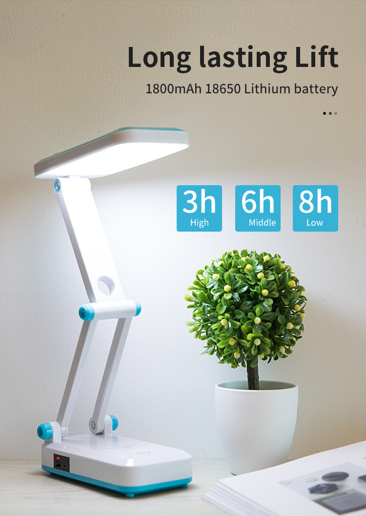 With Cheap Price Portable Nordic Modern Wireless Desk Lamp For Study