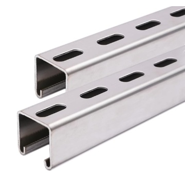 41 mm x 41 mm horganyzott acél rugós hornyolt csatornák