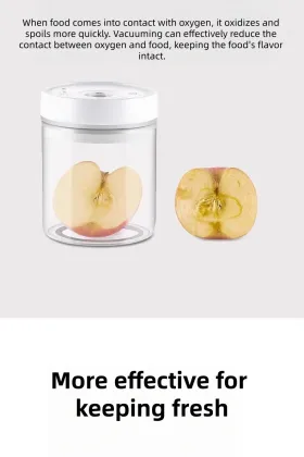 Multifunctional 4-Piece Vacuum Sealed Food Container with Can and Tank