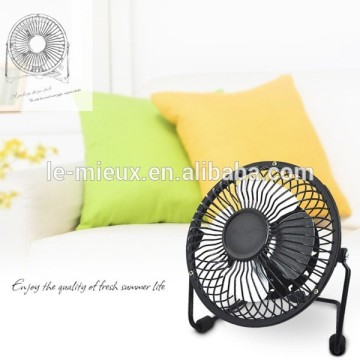Mix Color 4 inches USB Fan Aluminum Blades Fan